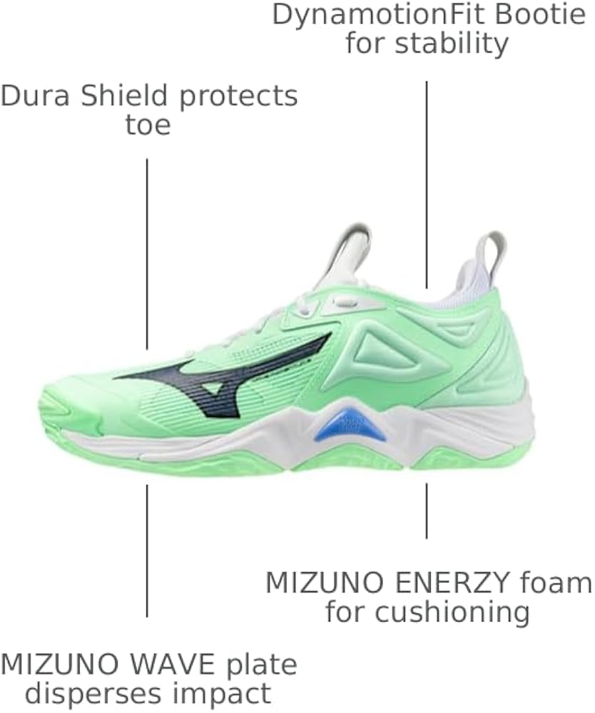 Amazon.com | Mizuno Wave Momentum 3 Unisex Volleyball Shoe | Neo